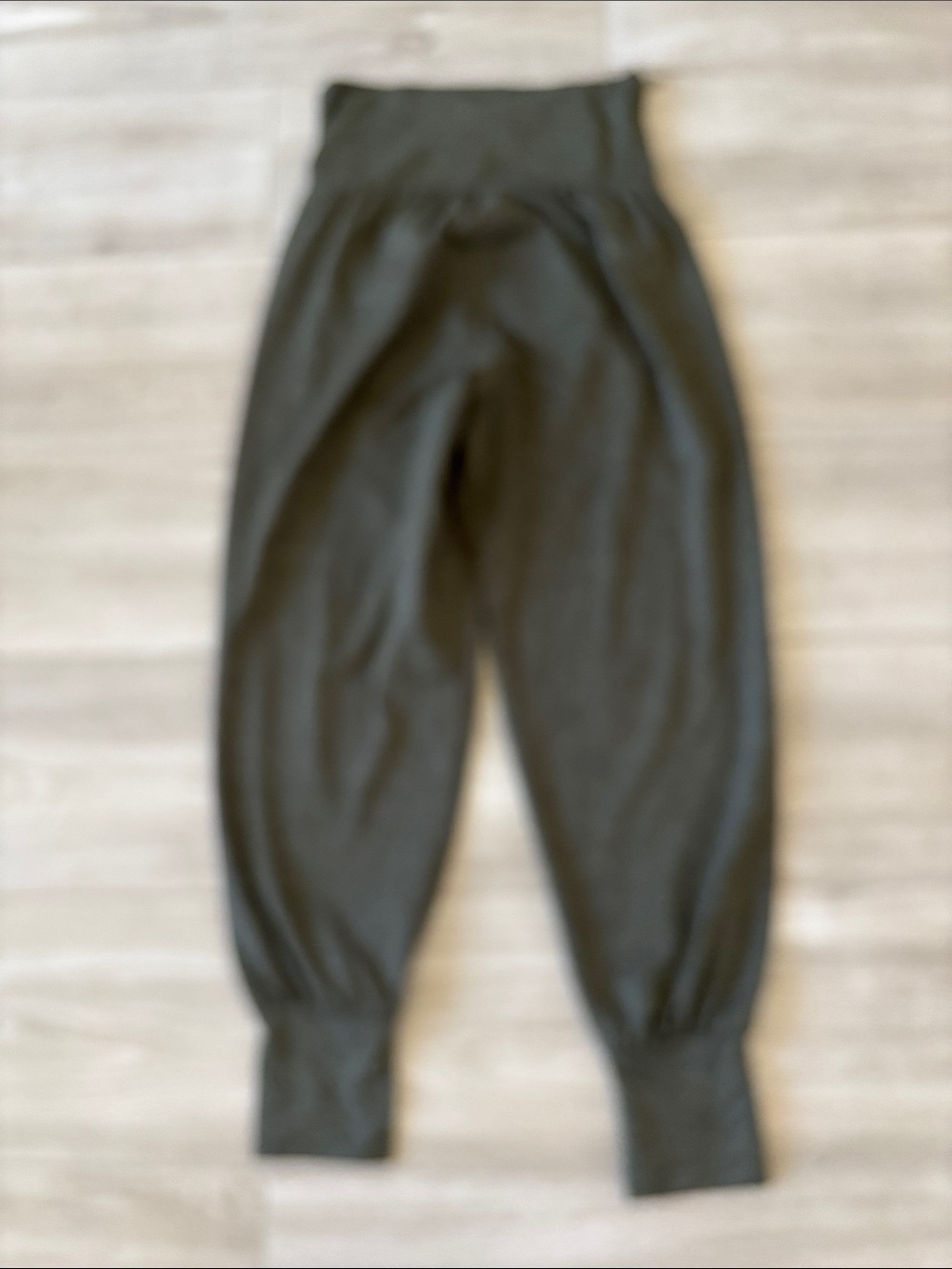 Aerie Green & Black Space Dye Super Soft Jogger Pants With Pockets Size S/P - Picture 9 of 10